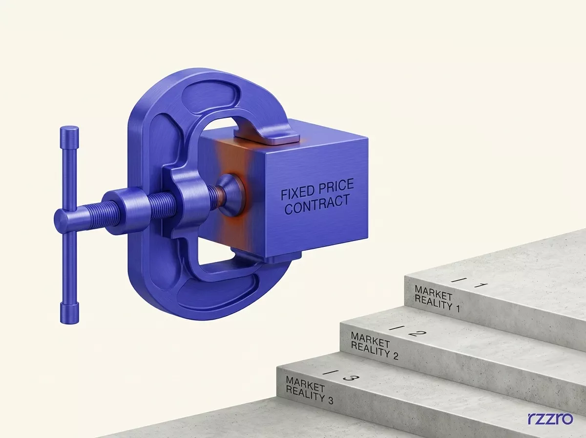 Long-term contracts pricing myth illustration
