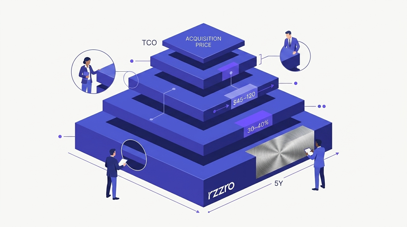 Total cost of ownership: the four cost layers most buyers exclude