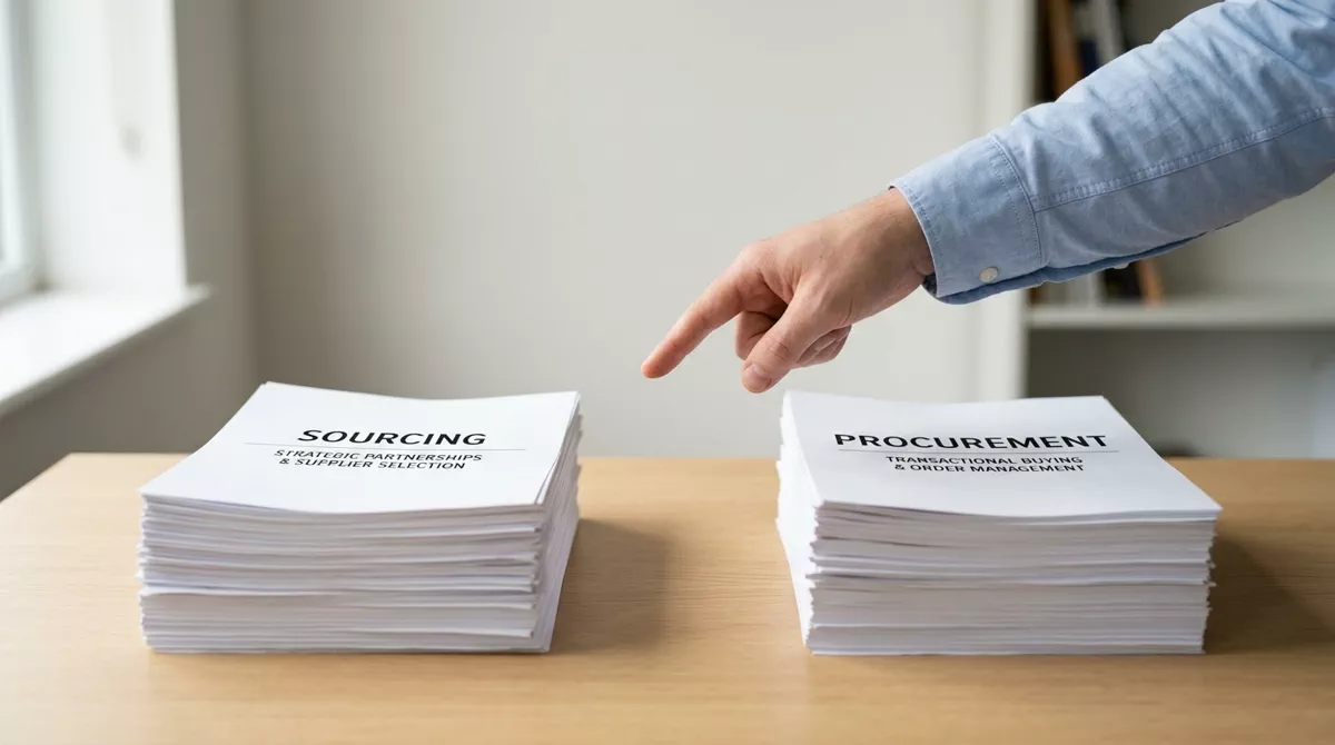 Sourcing vs procurement: the definitions that matter