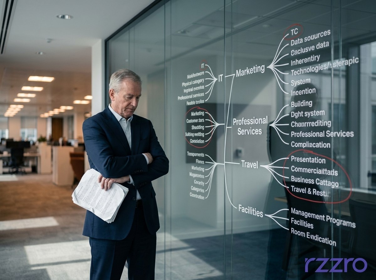 Indirect procurement spend categories breakdown