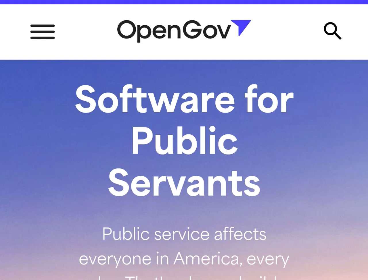 OpenGov screenshot