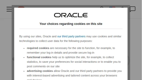Oracle Procurement Cloud screenshot