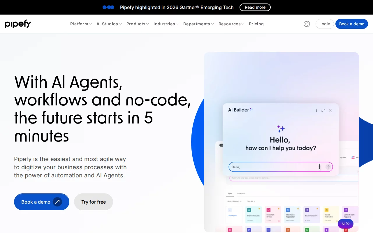 Pipefy screenshot
