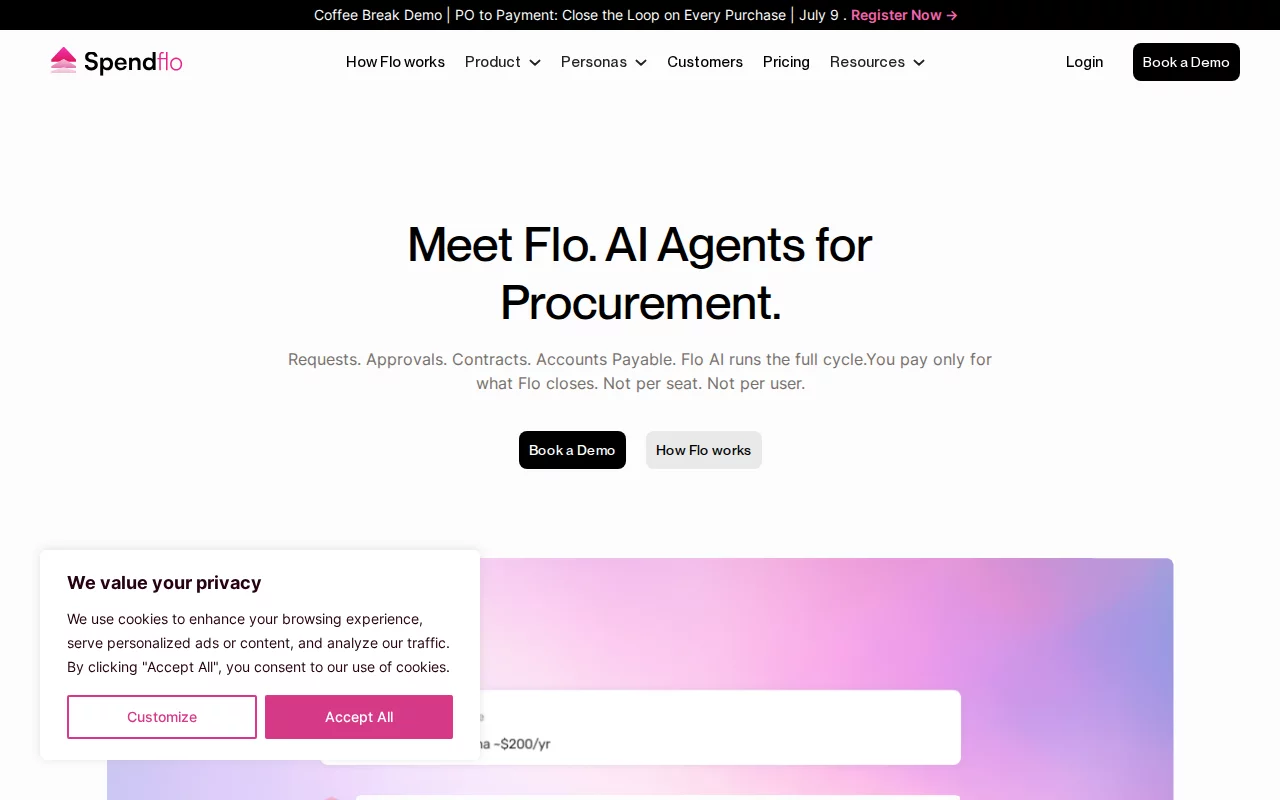Spendflo screenshot